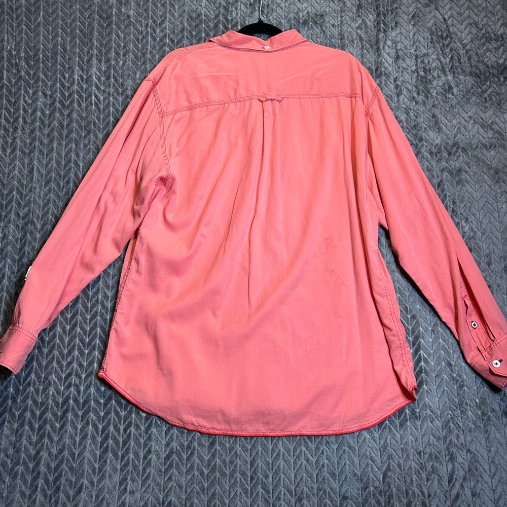 Tommy Bahama Men’s Shirt Long Sleeve Size XL Salmon, Button Down, Weekend Casual - Picture 3 of 12